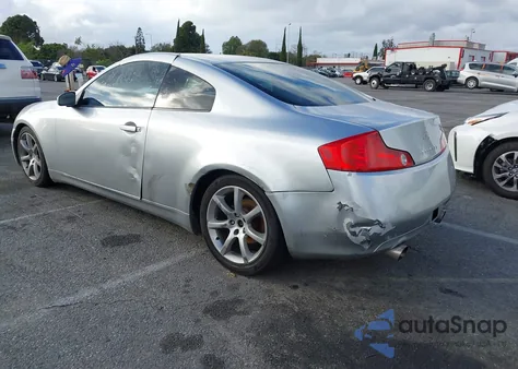 2003 Infiniti G35 Base W/Leather z USA, uszkodzony, nr VIN JNKCV54E53M202233